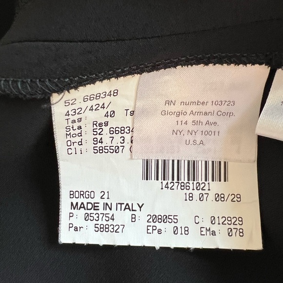 Giorgio Armani Silk Midi Dress - Picture 6 of 7